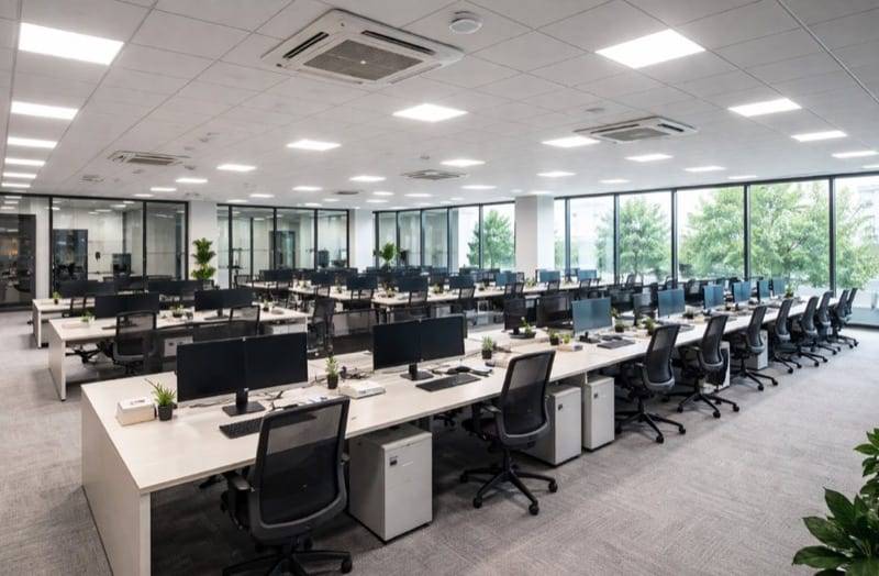 Biuro 500 m² z instalacją elektryczną